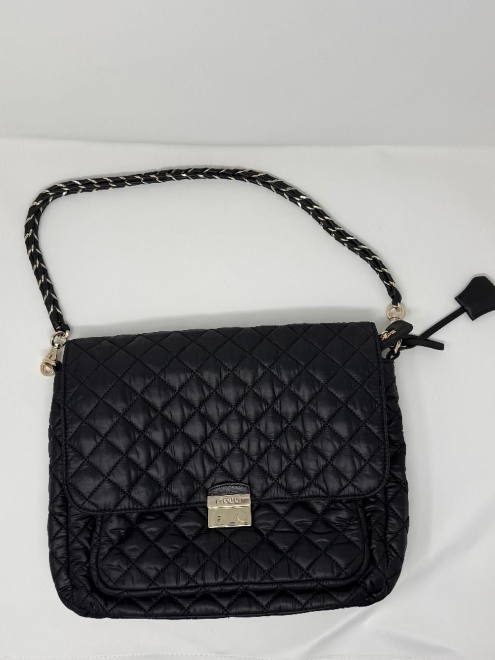 MZ Wallace Black Large Crosby Lock Crossbody